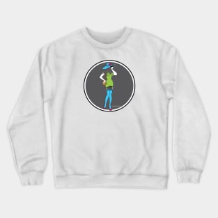 Shakedown Street Zoot Suit Invisible Girl Crewneck Sweatshirt